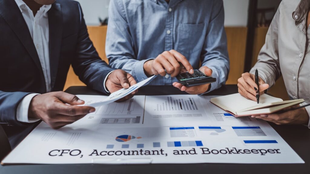 How to Differentiate Between CFO, Accountant, and Bookkeeper Roles image