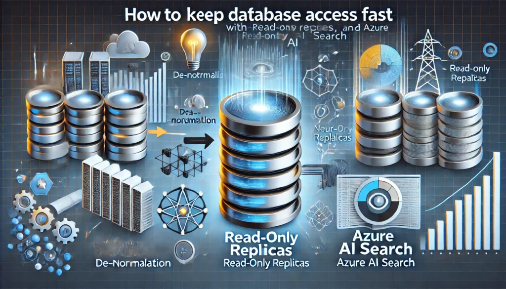 How to Keep Database Access Fast with De-Normalization, Read-Only Replicas, and Azure AI Search image