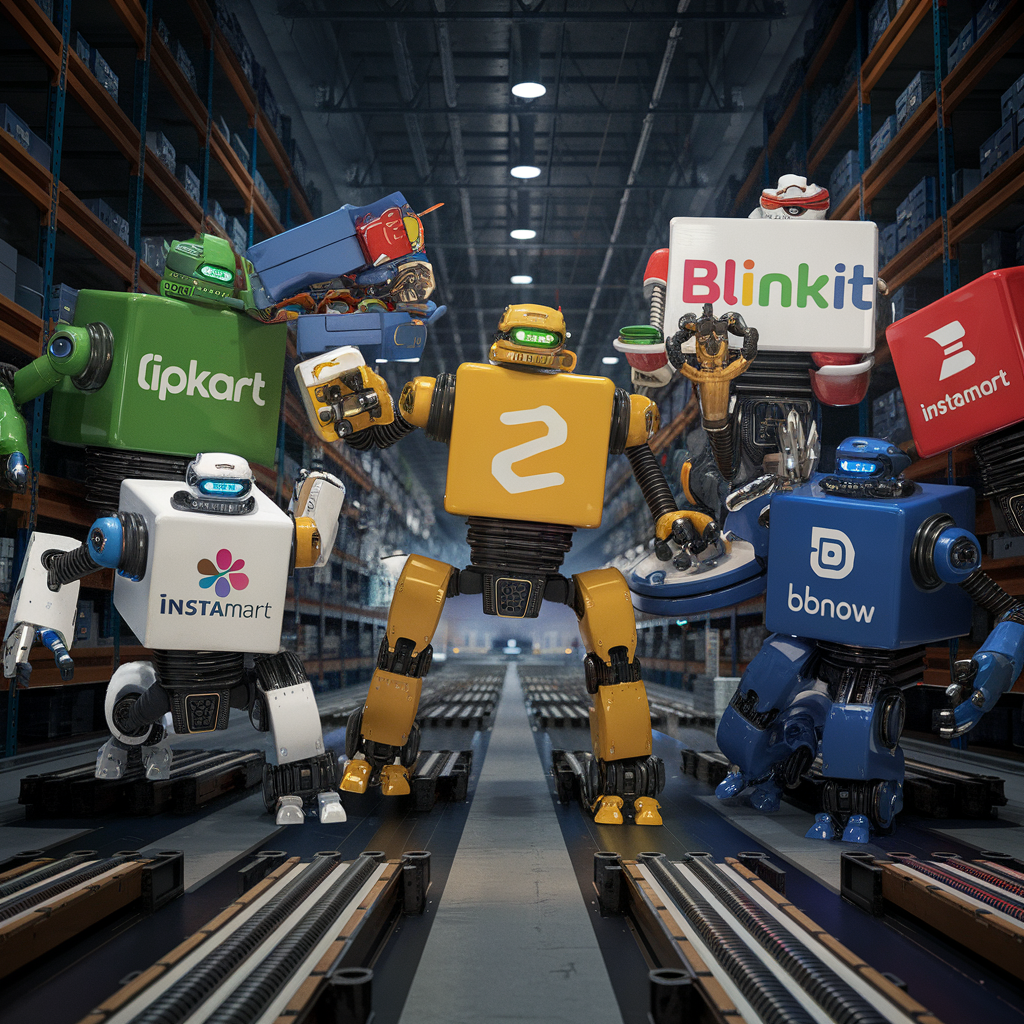 Battle of the Quick Commerce Giants: Flipkart, Blinkit, Zepto, Instamart, and BBNow