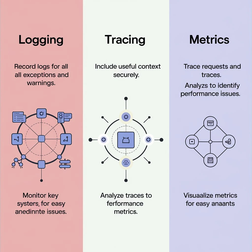 Logging, Tracing, and Metrics: The Three Pillars of System Observability Explained image