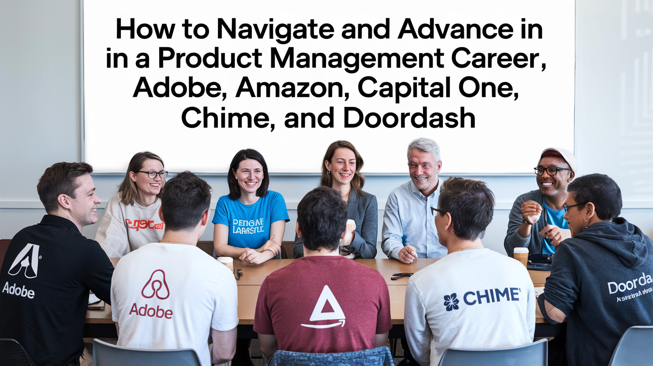 How to Navigate and Advance in a Product Management Career at Adobe, Airbnb, Amazon, Capital One, Chime, and DoorDash