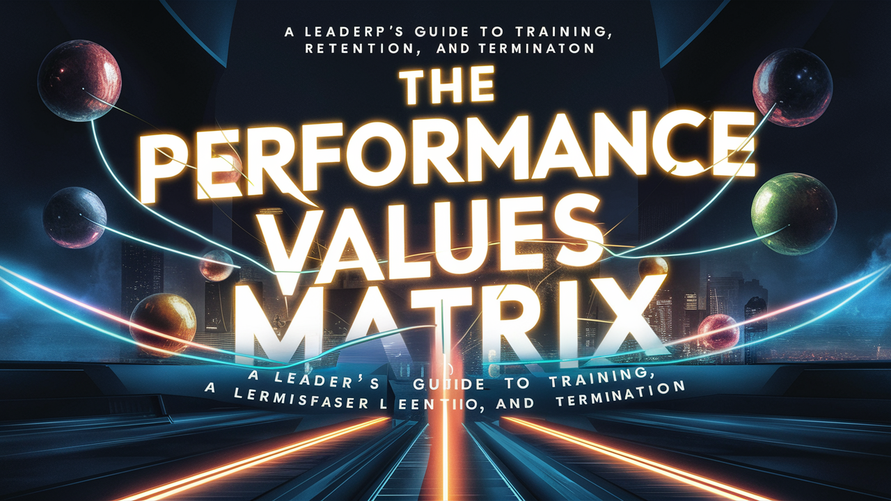 The Performance Values Matrix A Leader’s Guide to Training, Retention, and Termination