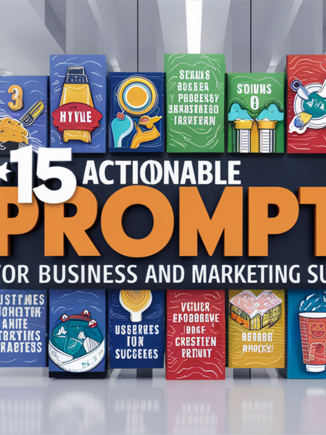 15 Actionable Prompts for Business and Marketing Success