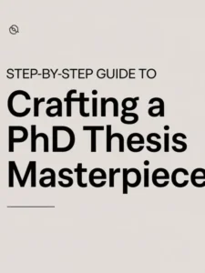 PhD thesis structure