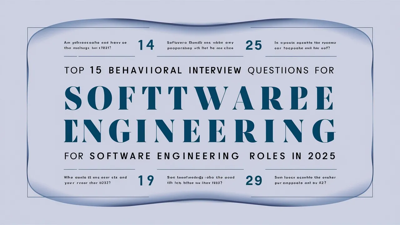 Top 15 Behavioral Interview Questions for Software Engineering Roles in 2025