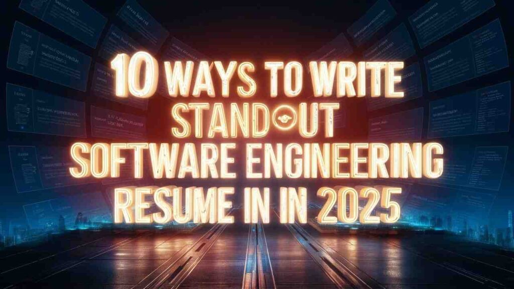 10 Best Ways to Standout Software Engineering Resume