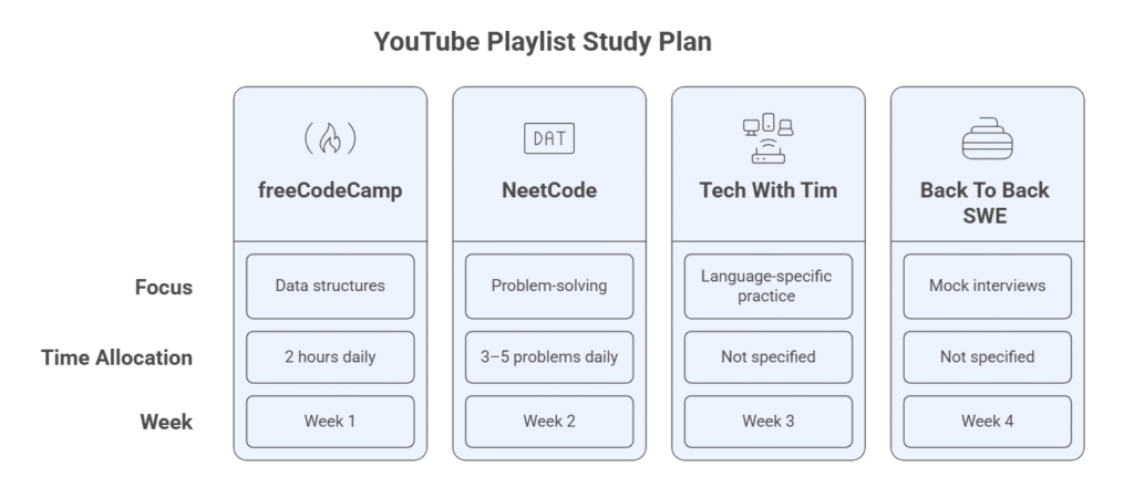 Building a Study Plan with YouTube Playlists