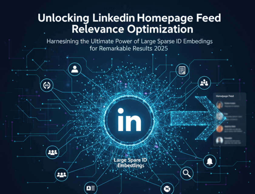 Unlocking LinkedIn Homepage Feed Relevance Optimization: Harnessing the Ultimate Power of Large Sparse ID Embeddings for Remarkable Results 2025