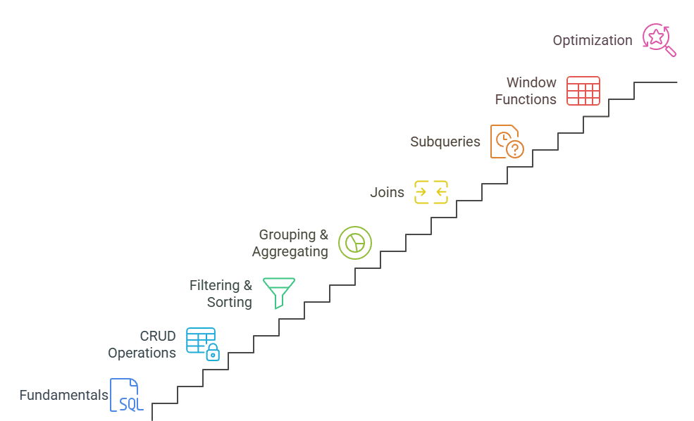 sql learning steps