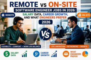 Remote vs On-Site Software Engineer Jobs