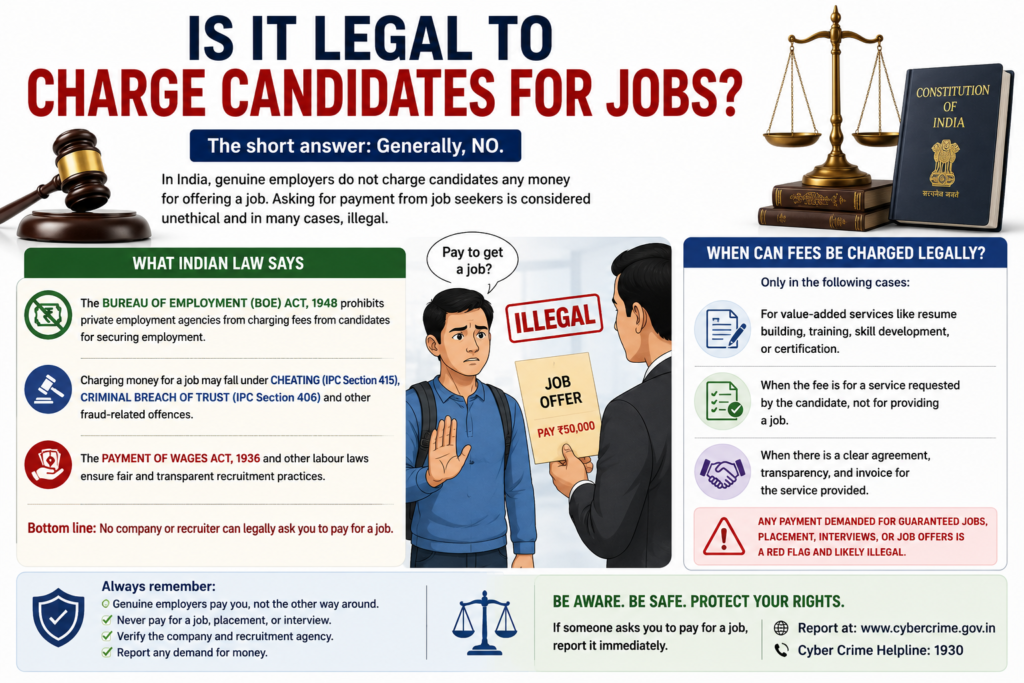 Is It Legal to Charge Candidates for Jobs?
