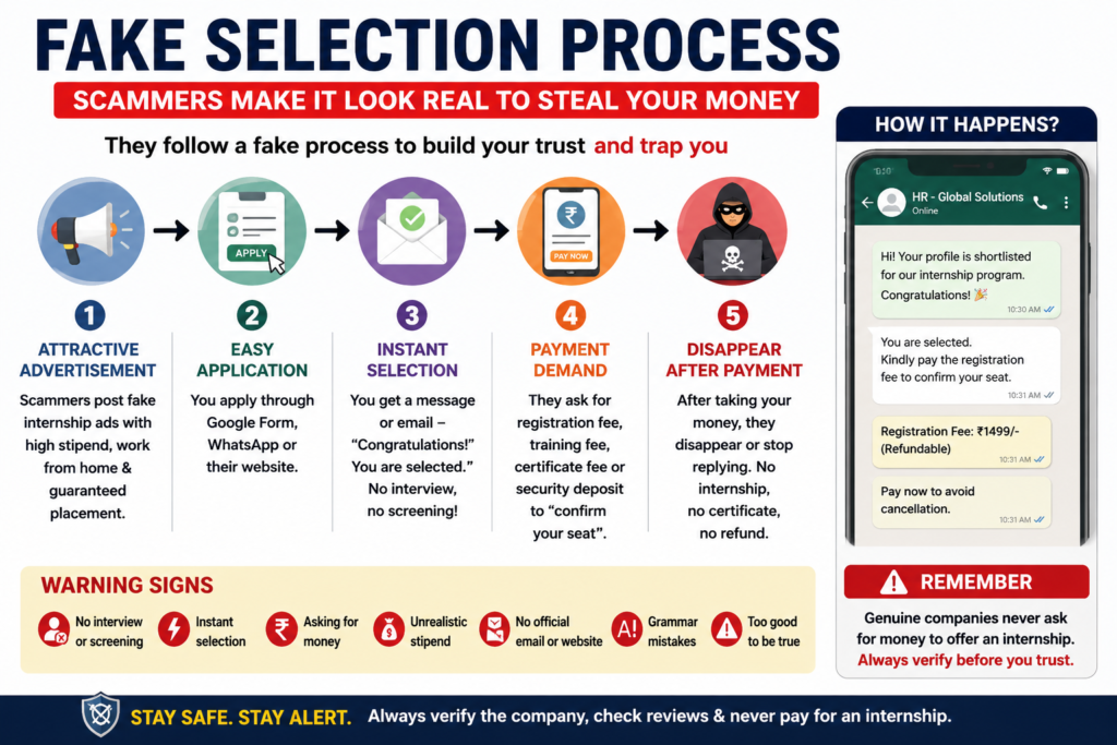 Fake Selection Process