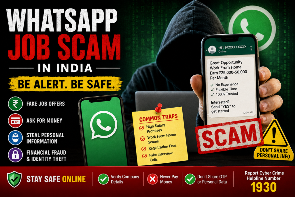 WhatsApp Job Scams in India