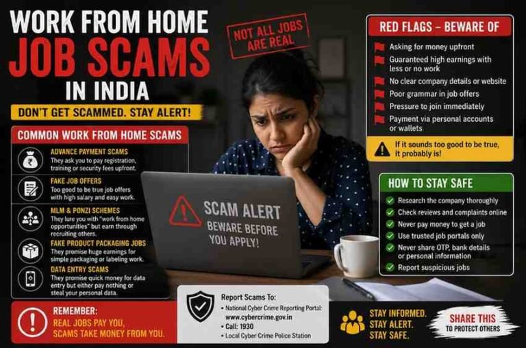 Work From Home Job Scams in India are rising rapidly in 2026: Learn how ...